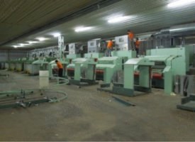 Rieter, R40, 2007, Complete Open End Spinning Plant, 8x Spinning Frames, 400 Rotors Each, Blowroom, 6x C60 Cards, 6x Draw Frames