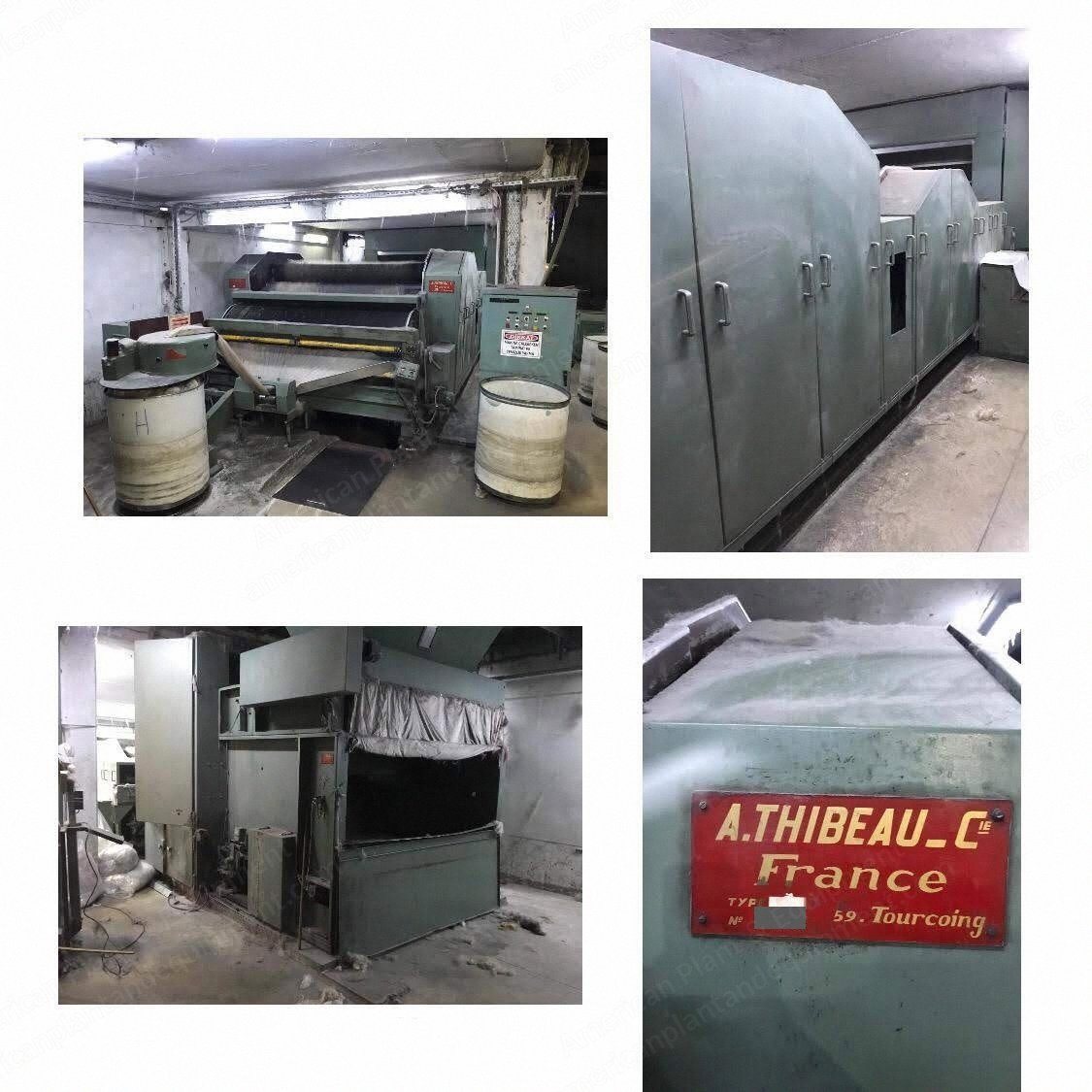 Thibeau, CA6, Woolen Carding Machine, 2500mm Working Width