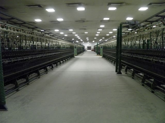 Complete Cotton Ring Spinning Plant, 25,092 Spindles, Blowroom, Cards, Draw Frames, Combers, Flyer Frames, Cone Winders