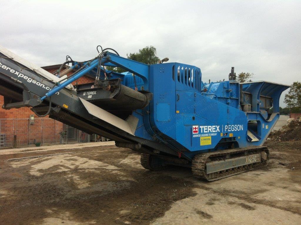 Pegson, XH250, 2009, Track Impact Crusher, Caterpillar Engine, 1800 Hours