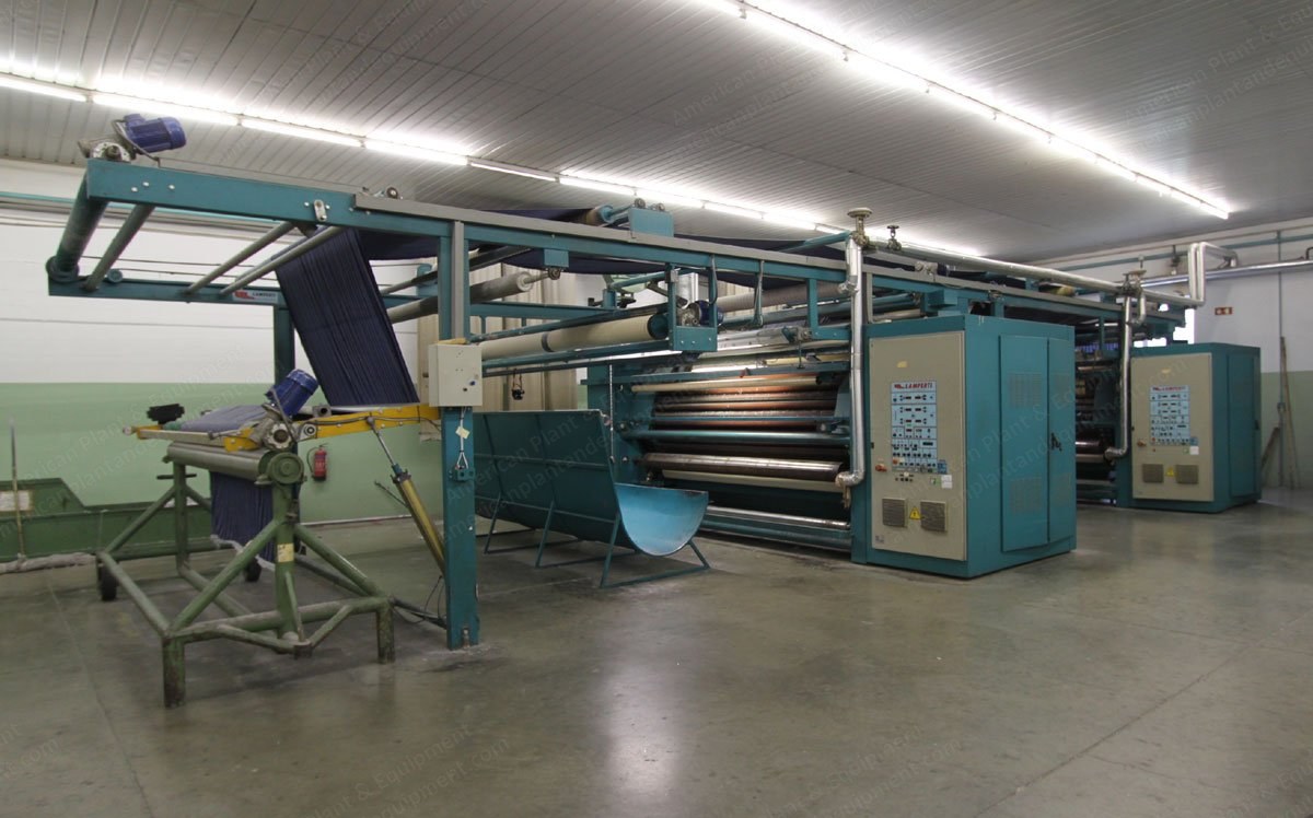 Lamperti, GBM, 1998, Raising Line, 3300mm Working Width, 36 Rollers Per Drum
