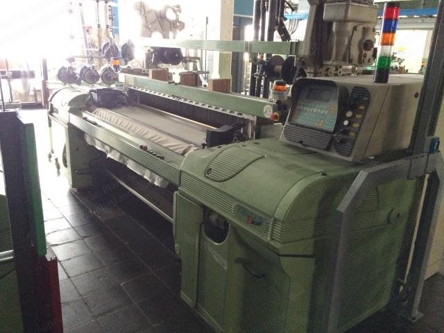 Somet, Excel and Thema, 1990 to 1997, Rapier Looms, 1900mm and 2100mm, 8 Colors, Staubli Dobby and Jacquard