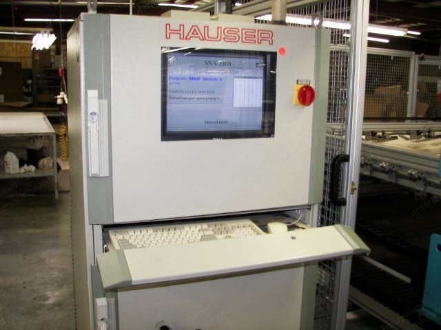 Hauser, Single Needle Quilter, 1999/2001, King Size Capacity, Moving Head