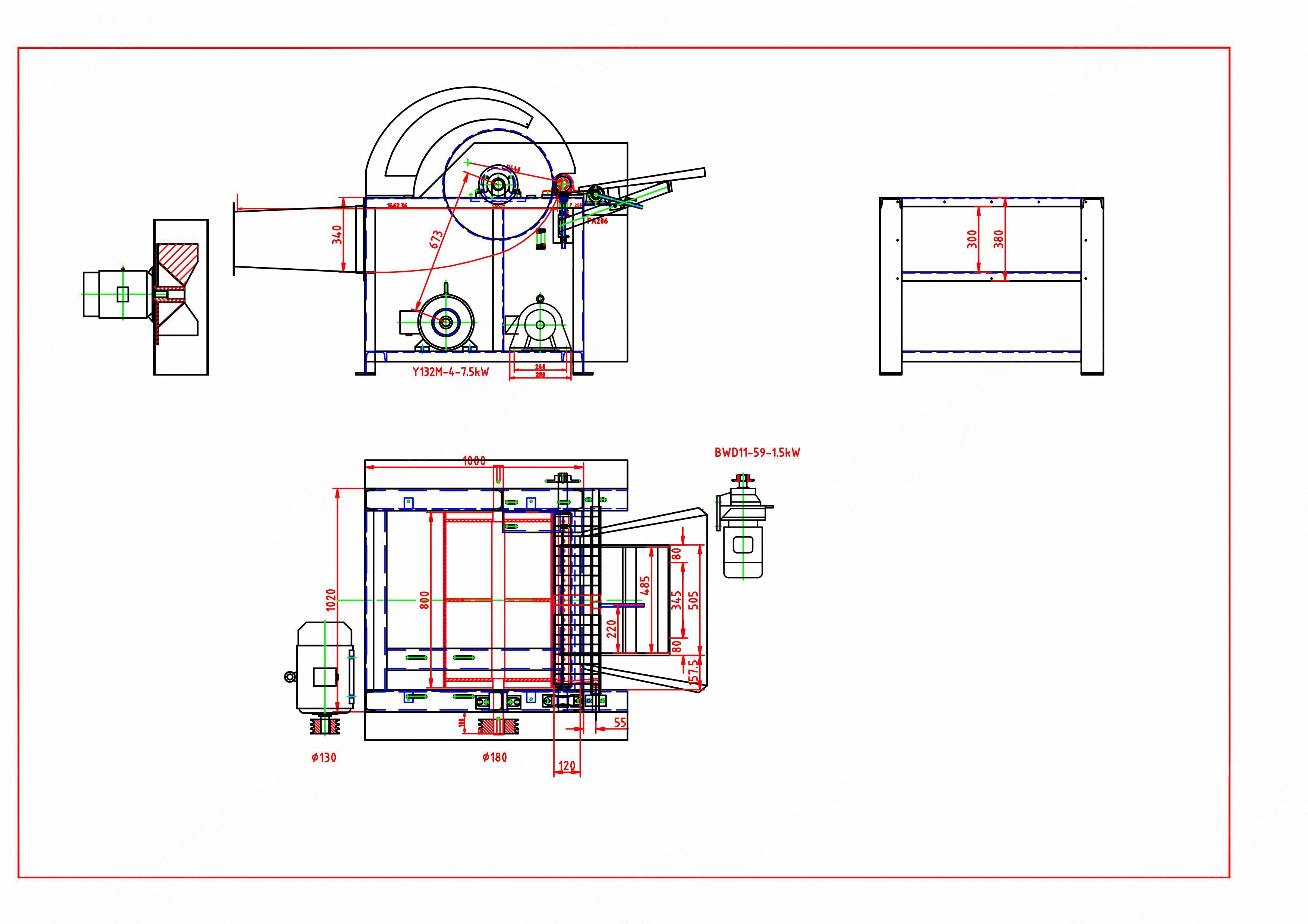 NovaStar, FP144, Opening Machine, 800mm Width, 300 kg/hr Capacity, 13 kW