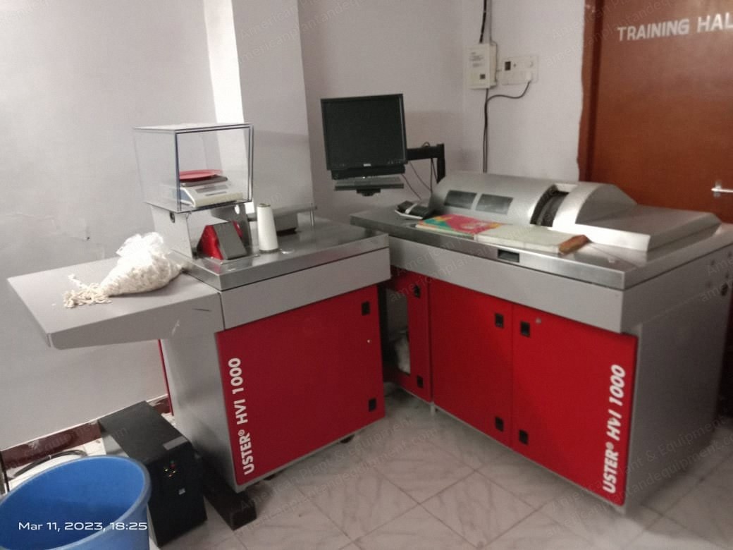 Uster, HVI 1000 Model 700, 2011, Cotton Fiber Testing Instrument, Length/Strength/Micronaire/Color/Trash Modules