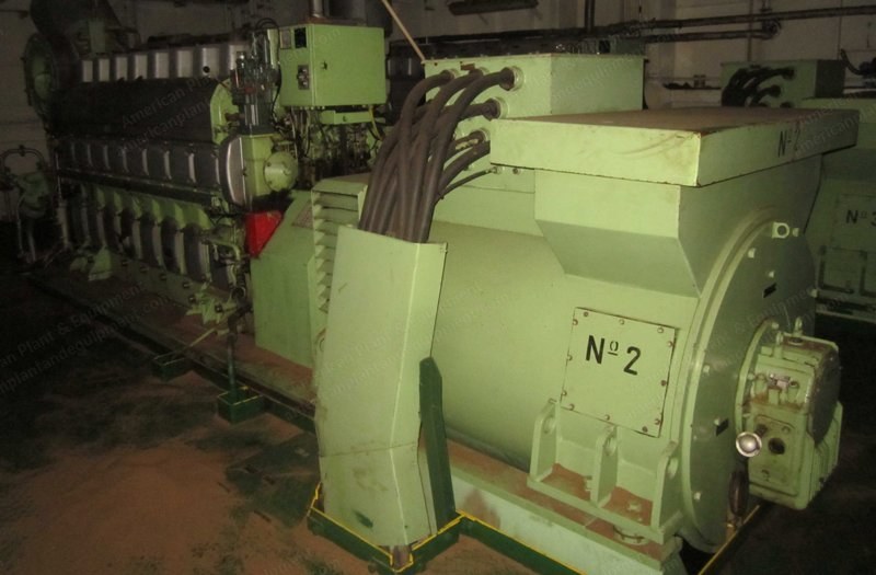 Wartsila, 6L20 and 8L20, Diesel Generators, 930 kW and 1240 kW, 60 Hz
