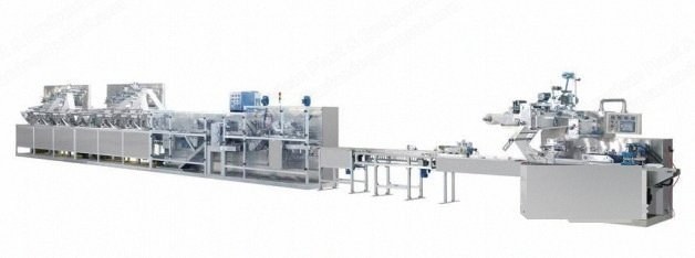 NovaStar, Full Automatic Wet Wipe Production Line, 2500-2800 pcs/min, 1200mm Width, 16 kW