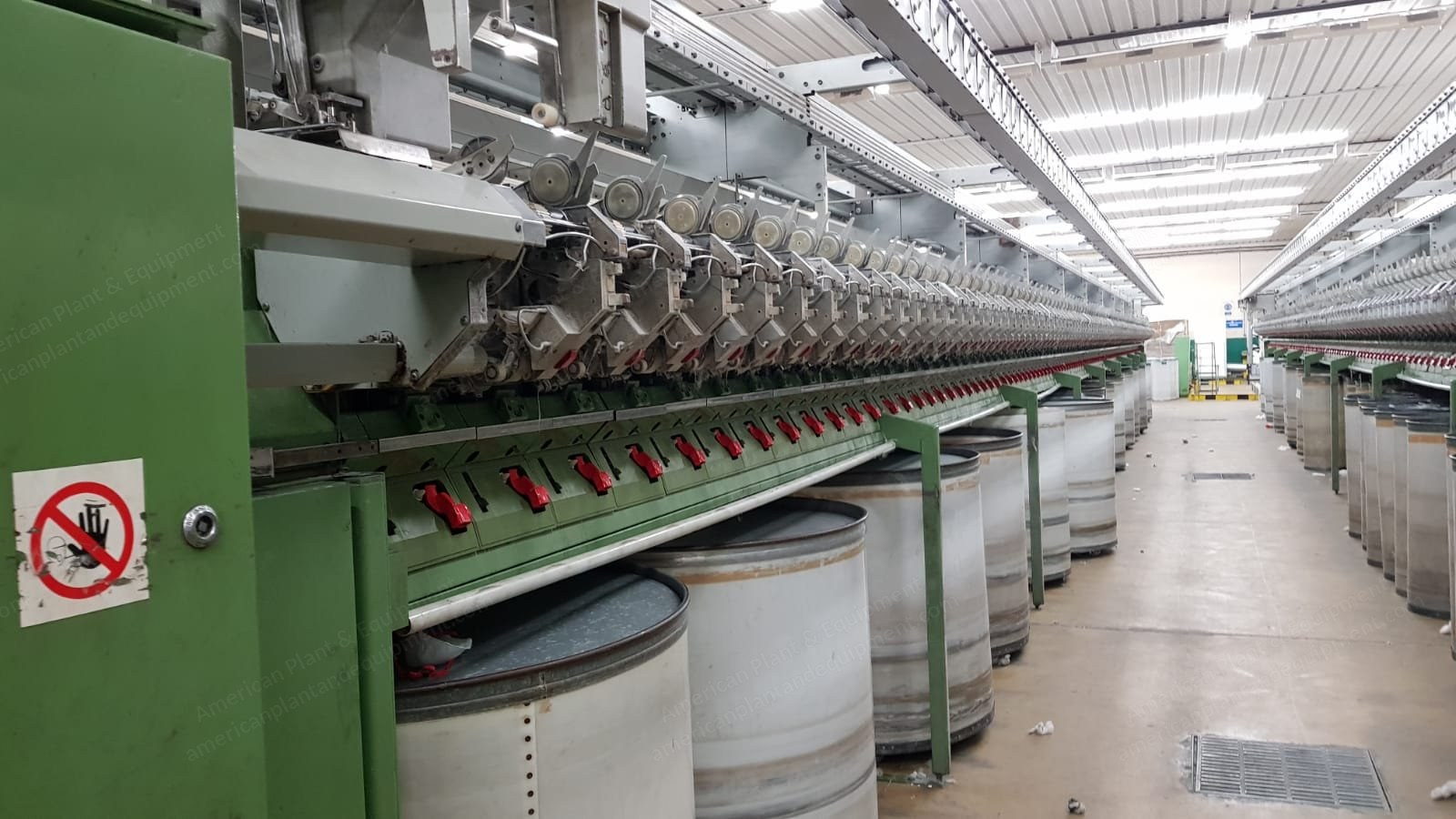 Schlafhorst, ACO 288, 1992, Open End Spinning Machine, 216 Spindles, OS21DN Opening Rollers, 46mm Rotors