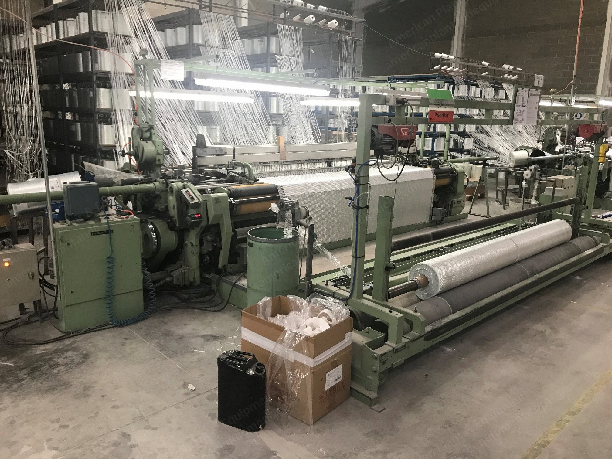 Dornier, GTV, 1975, Weaving Loom for Fiberglass, Working Width 3500mm, 120 ppm