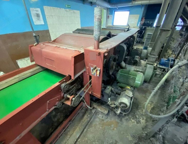 Befama, AC 40, 2-Drum Textile Shredder, Working Width 800mm, 100-250 kg/h
