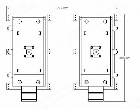 NovaStar, FN324, Pillow Punching Machine, 800x500mm Worktable, 8mm Hole Diameter, 7.5kW
