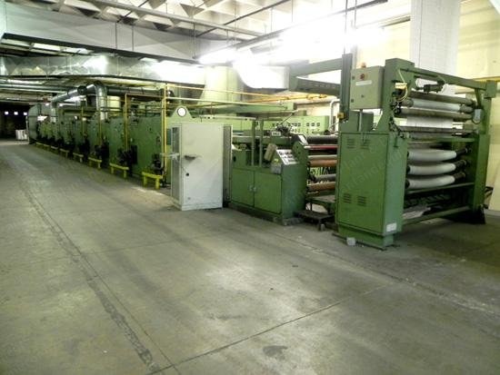 Bruckner, Stenter, 1972, 1800mm Working Width, 8 Chambers, Gas Heated