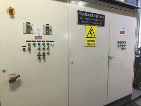 Caratsch, Double Dot Coating Line, 1997, 2000mm Working Width, 40 m/min, Thermal Oil Heated