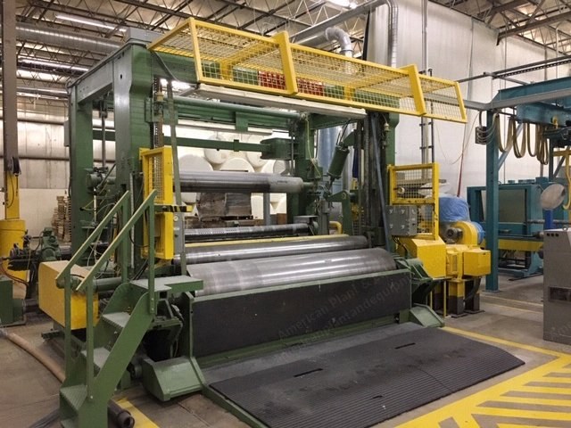 Jagenberg, Vari-Dur 45-15-610-2800, 1979, 115" Working Width, 60" Max Rewind Diameter, 5000 FPM