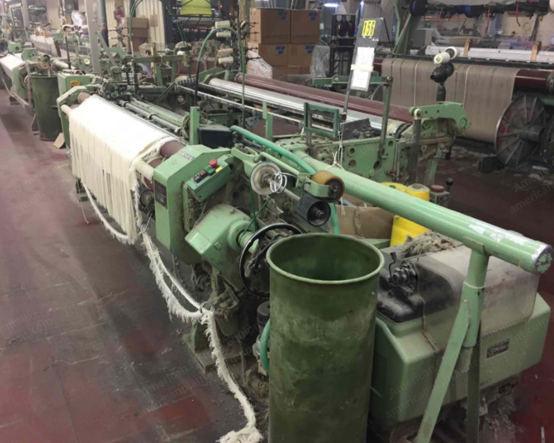 Dornier, GTV, 1984/1985, Rapier Looms, 2300mm, Staubli 2232 Dobby, 20 Shafts