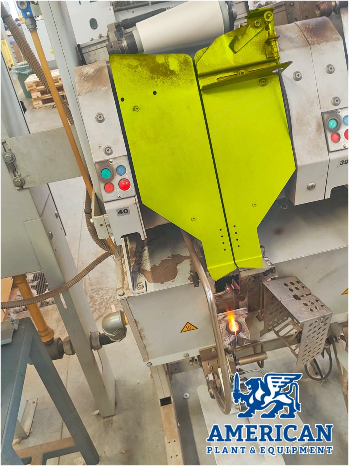 SSM, GSX, 2002/2004, Yarn Gassing Machine, 40 Heads, Magitex Blower