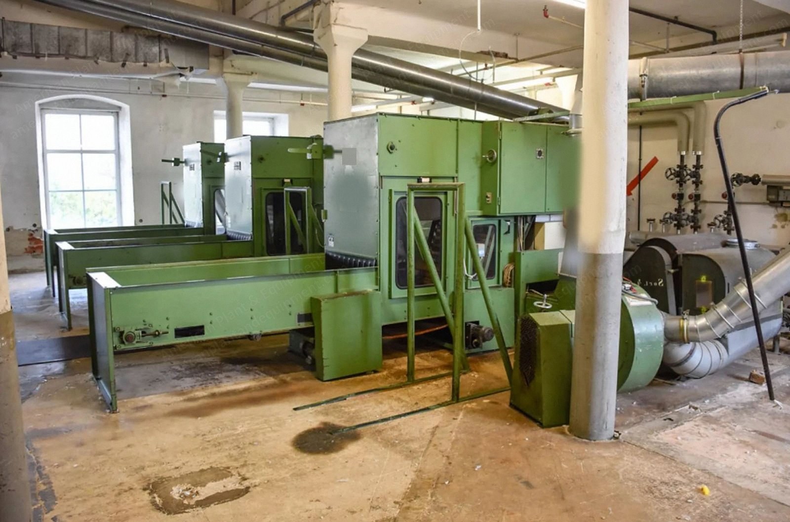 Hergeth, MBK/W, Fiber Opening Line, 3x Bale Openers, 1x Fine Opener