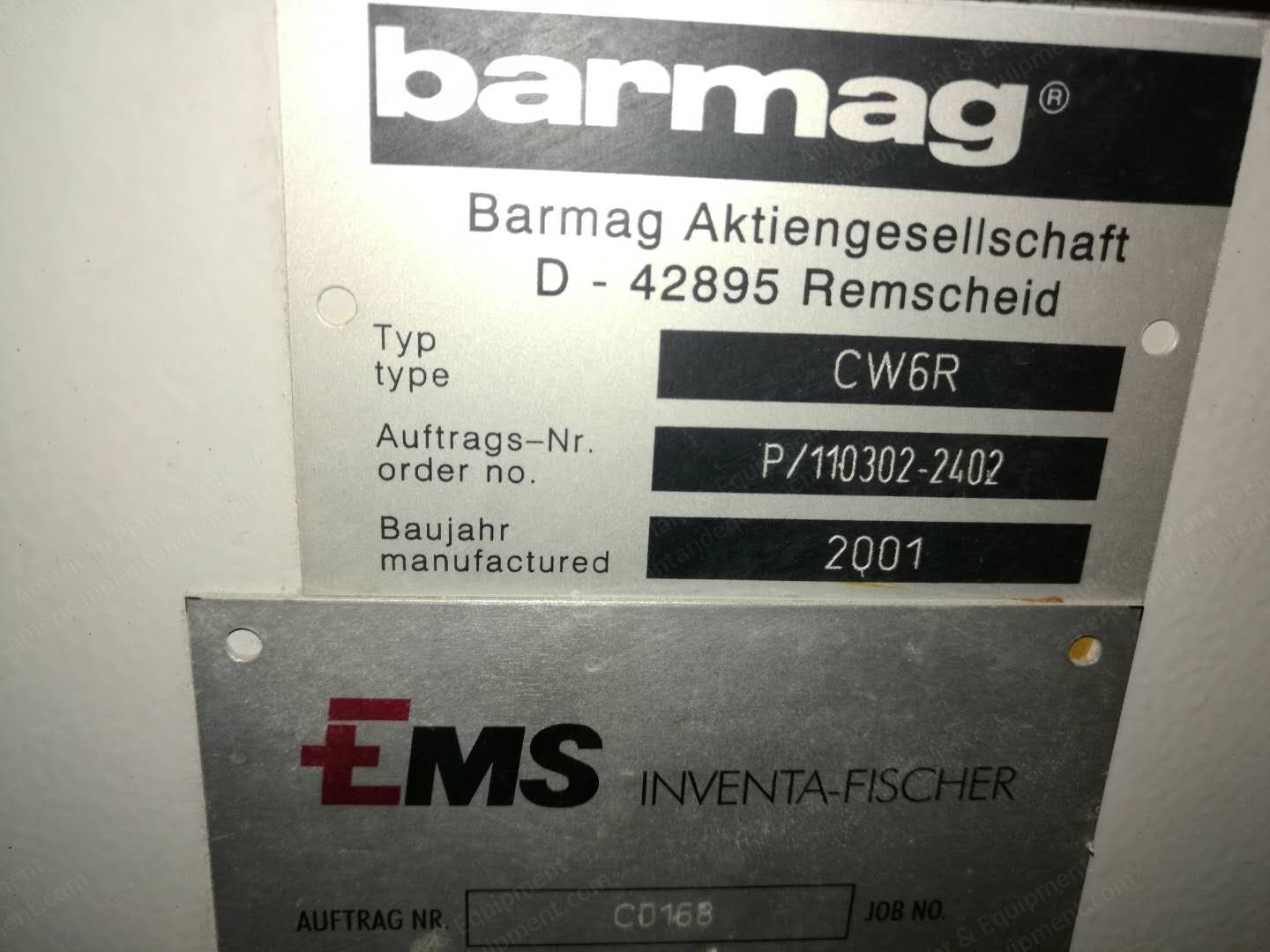 Barmag, POY Yarn Production Line, 2001 to 2008, 130 Tons Per Day