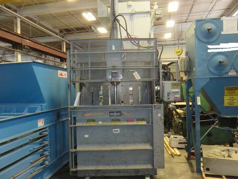 Global Equipment, 160HD/2, Vertical Baler, 10 HP, 7 Inch Cylinder, 5x4x2.5 ft Bale Size