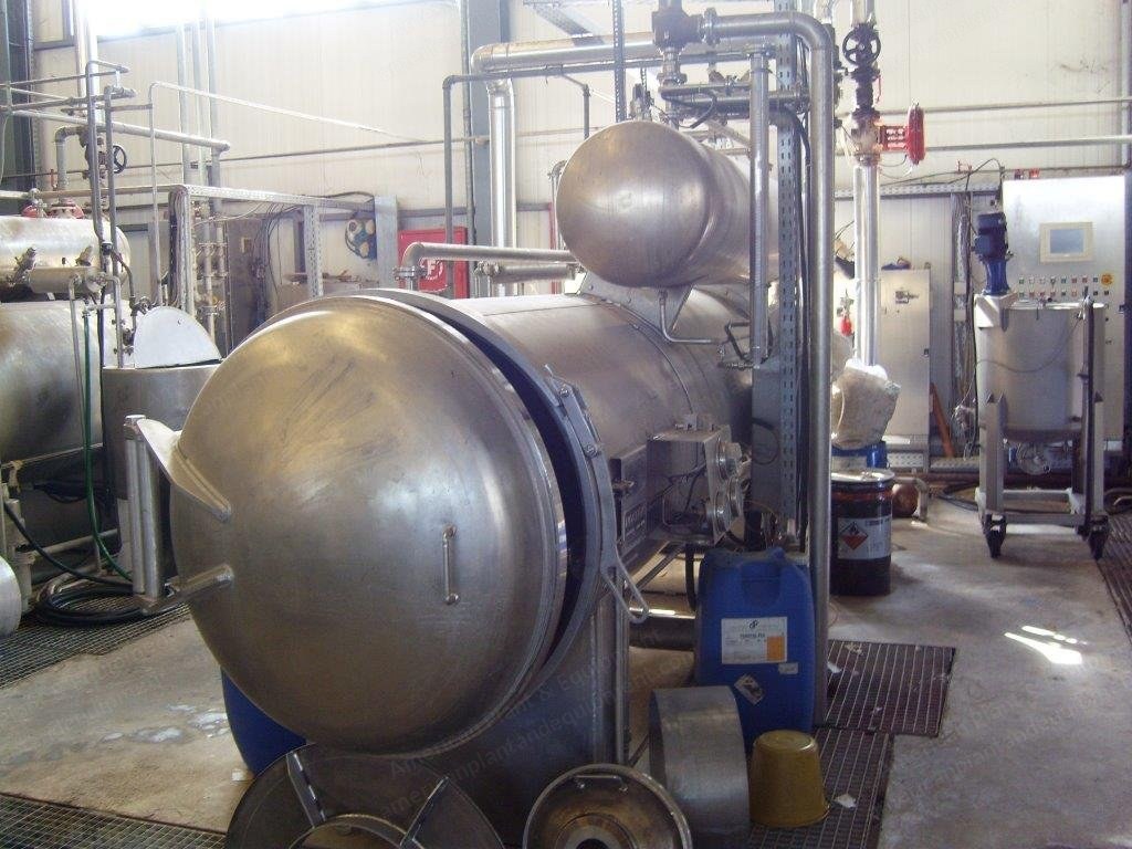 Noseda, TSD-A1, 1999, Beam Dyeing Machine, 3400mm Working Width, 1020mm Autoclave Diameter