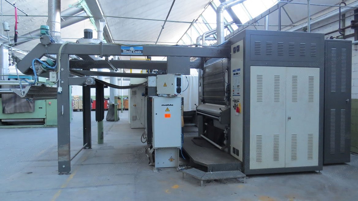 Mario Crosta, DSS/E, 1993, Discontinuous Decatizing Machine, Width 1950mm, Cylinder Diameter 900mm