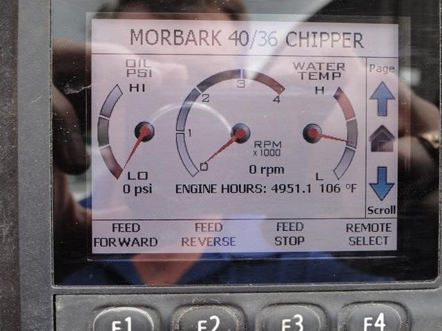 Morbark, 40/36NCL, 2009, Whole Tree Chipper, 4951 Hours