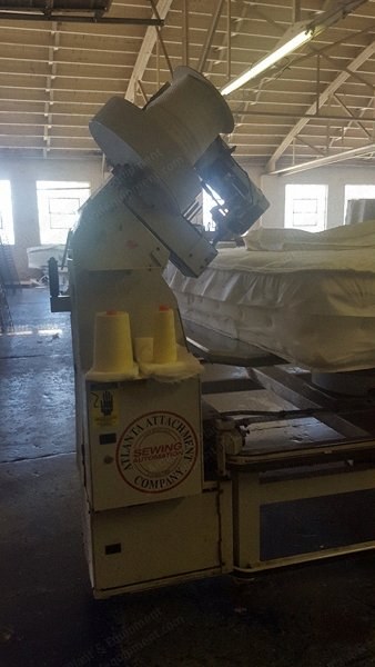 Atlanta Attachment, Tape Edge, 60x80 inch Table, Singer 300U Head, 24 inch Max Mattress Height