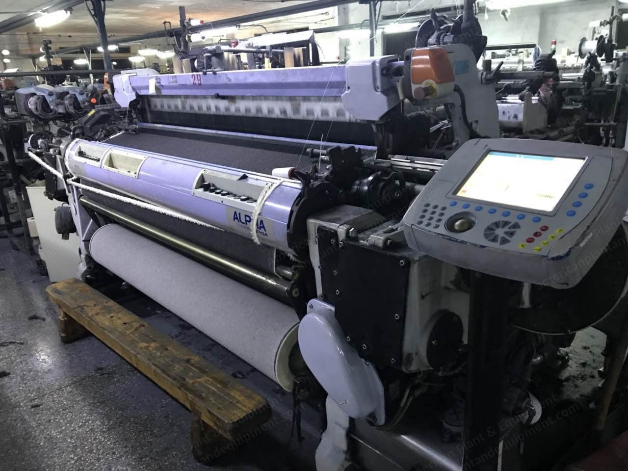 Somet, Alpha, 2008, Rapier Loom, 1900mm Reed Width, 8 Colors, Dobby