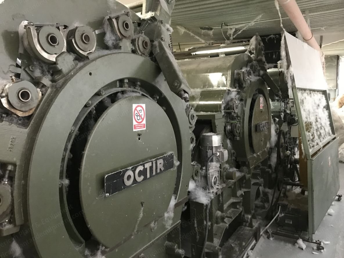 Octir, SAS1, 1985, Single Doffer Card, Working Width 2500mm, Fully Refurbished 2014