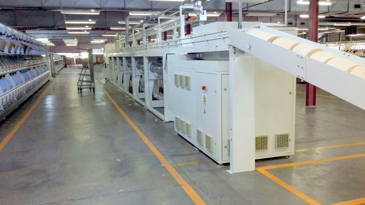 Gilbos, Automatic Twin Coner, 1998, 18 Spindles, 10" Traverse, 2-Ply, Loepfe Electronic Clearer