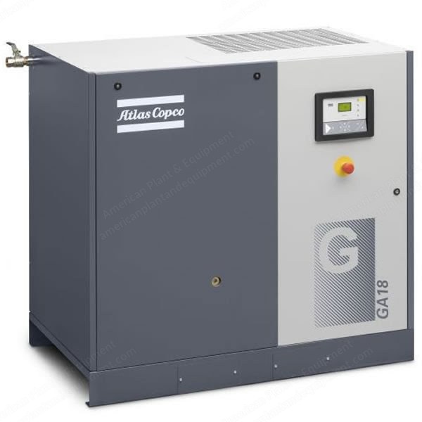 Atlas Copco, GA Series, Rotary Screw Air Compressors, 15 to 40 HP, 208-230/460V