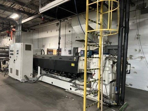Davis Standard, 165mm, 2004, 65" Wide Sheet Line, 250 HP, 16" Diameter Rolls