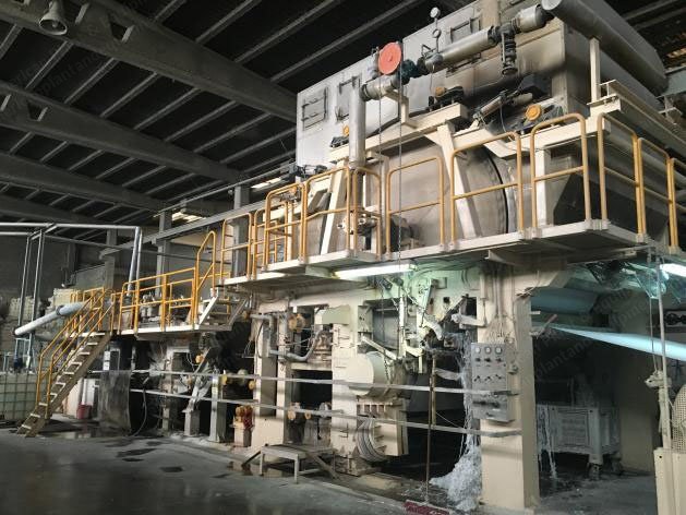 Complete Tissue Mill, Crescent Former, 2650mm, 30 TPD