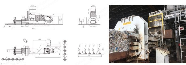 Presona, LP80 VH2, Bale Press, 78 TM Press Power, 750x1100mm Bale Dimension, 13 to 30 TM Capacity