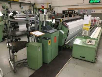 Dornier, AWSE 4/E, 2002, Air-Jet Loom, 4600mm Working Width, Staubli 1761 Cam Motion, 4 Weft Feeders