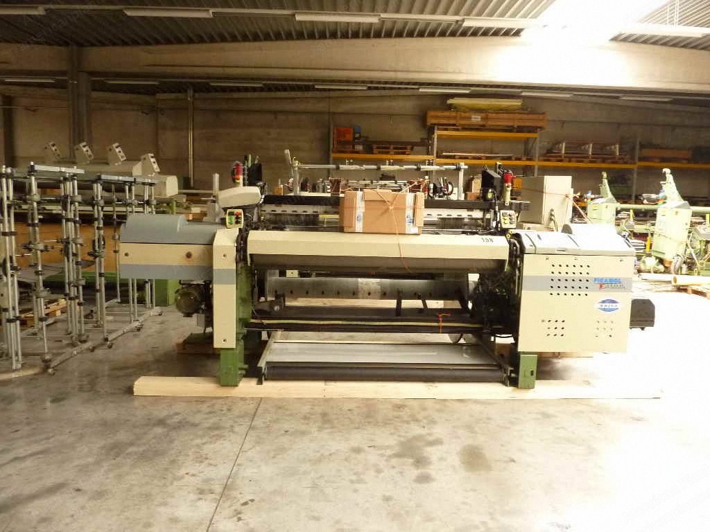Picanol Rapier Looms, Multiple Models, 1988–2011, 1900–3400mm Working Width, 2–8 Colors, Dobby/Jacquard
