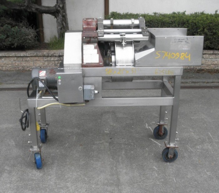 Urschel, G, Stainless Steel Dicer, 2 HP, 1/3" Blade Spacing