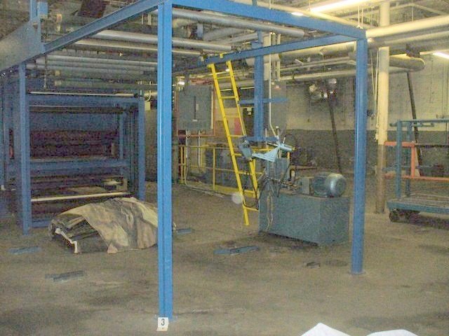 Zimmer, 1880mm, 13 Colors, Rotary Screen Printing Line with Zimmer Gas Oven and Mahlo Weft Straightener