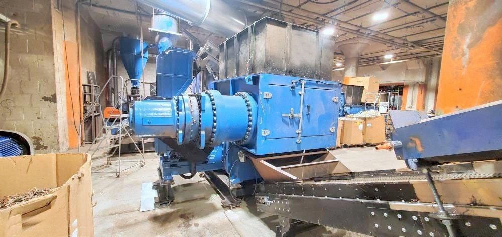 Cable Management, CMSHSS-150GBH-1200, Single Shaft Shredder, 110kW, 480mm Rotor Diameter, 59 Blades