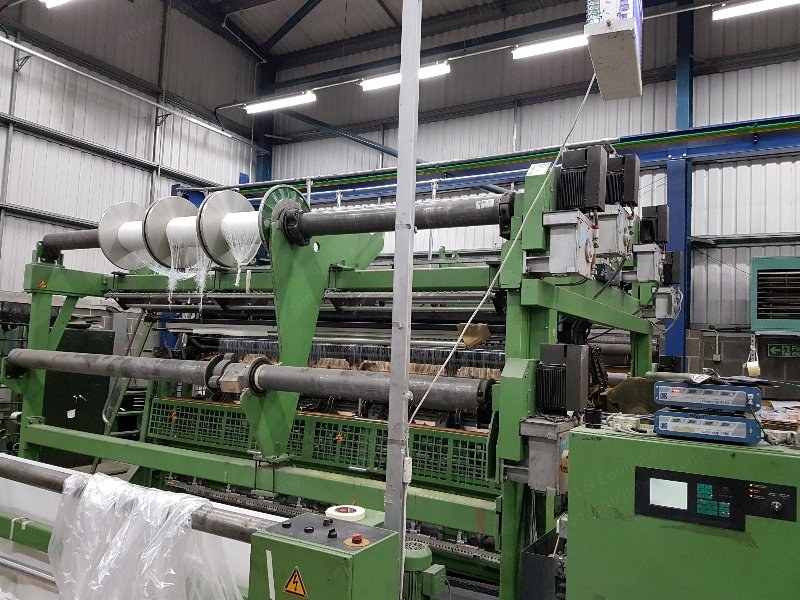 Karl Mayer, RD6 N 1-12, 2001, Double Needle Bar Machine, 138 Inches Width, Gauge E22
