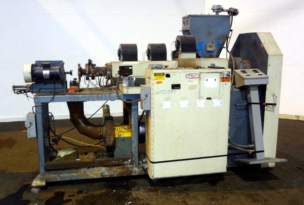 Hydreclaim Film Reclaim Pelletizing Line, 40 HP Extruder, 25 HP Grinder, Hurricane Dry Unit
