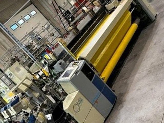 Picanol, Omniplus-F-4-R-250, 2005, Air Jet Weaving Loom, 2500mm Working Width, 4 Colors, Staubli Dobby