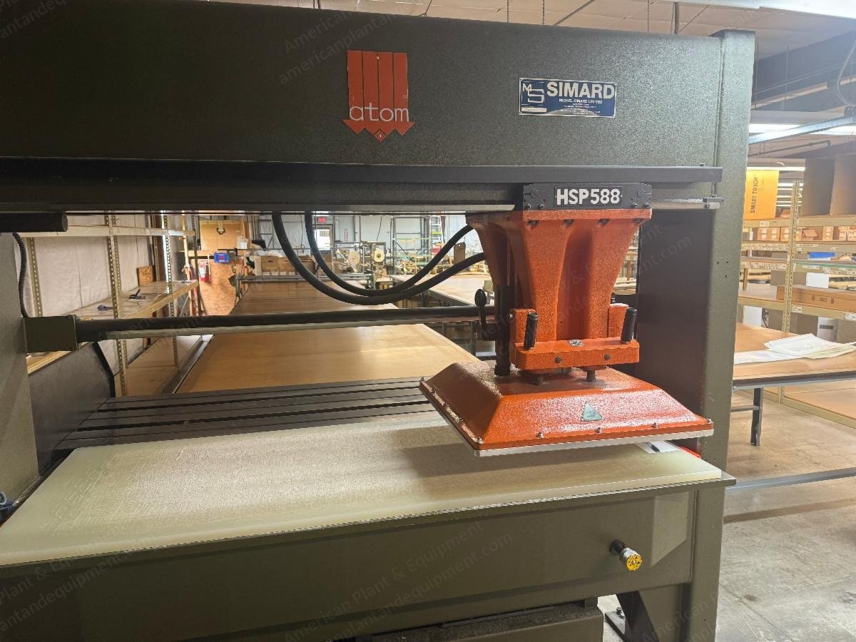 Atom, HSP 588-10, Traveling Head Die Cutter, 15 Tons, 220V