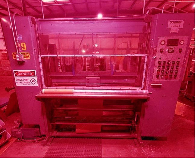 Goebel, Practica H4 1350, 53" Width, Shear Cut, 15" Max Rewind OD, 49" Max Unwind OD