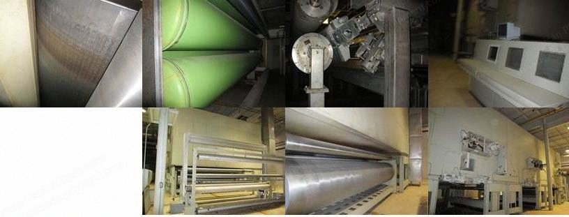 ICBT, Perfo Jet Hydro Entangling Spun Lace System, 1999, 4880mm Working Width, 6 Jet Lace Heads, KTM Steam Dryer