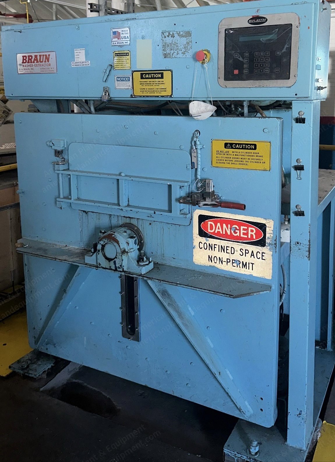 Braun, End Loader Washers, 400 lb and 120 lb Capacity