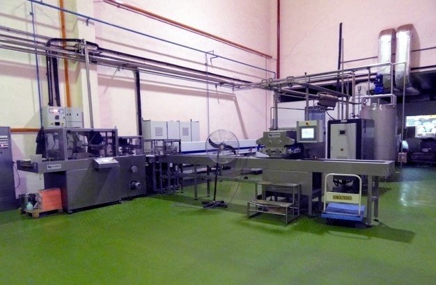 Lloveras, Dual Function Chocolate Enrobing and Depositing Line, 2007, 400mm Width, 20m Cooling Tunnel, 200kg/hr Capacity