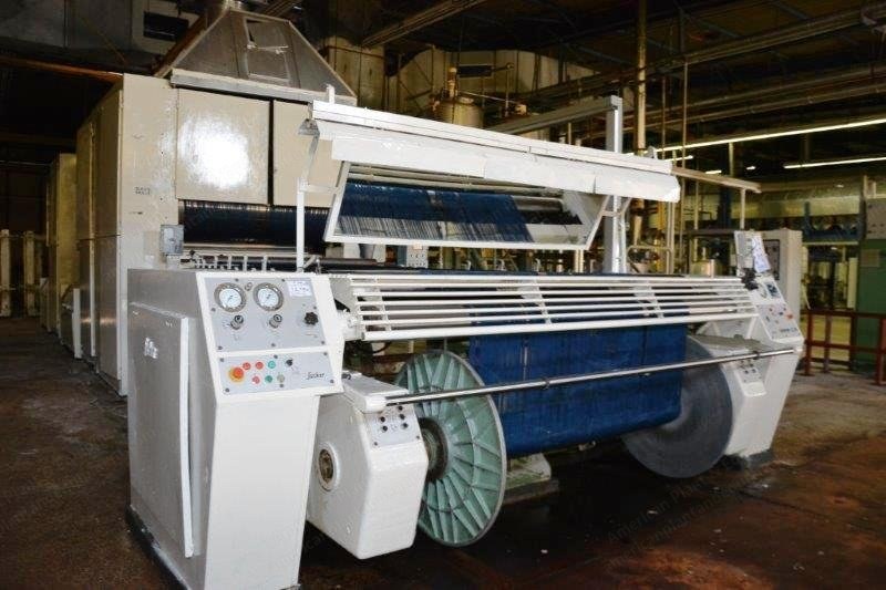 Sucker Muller Sizing Machine, 1982, 2200mm Working Width, 1100mm Flange Diameter, 12 Warp Beam Creel, 12 Drying Cylinders