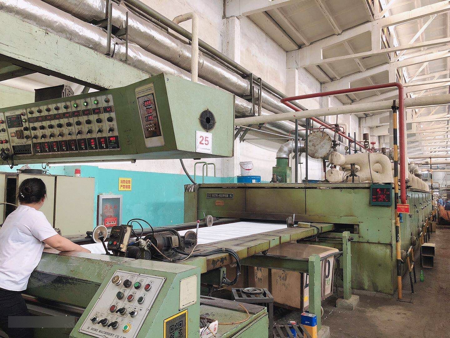Ilsung Stenter Machine, 2002, 2000mm Width, 9 Chambers, Oil Heated