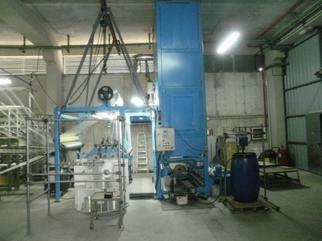 Blomaqtex, Fiberglass Mesh Weaving Machine, 1500mm Working Width, Gas/Electric Curing Oven, Foulard